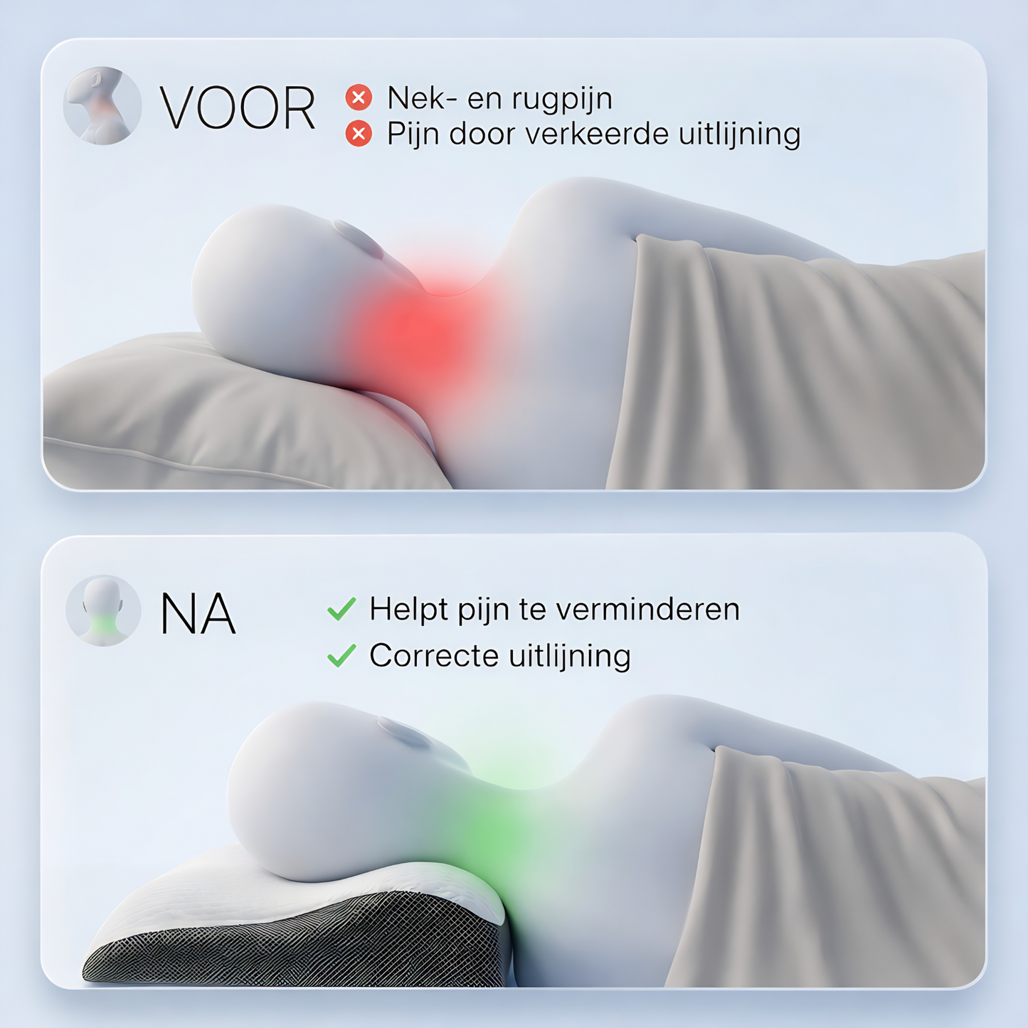 OxvonSleep™ - Het Kussen Tegen Nekpijn