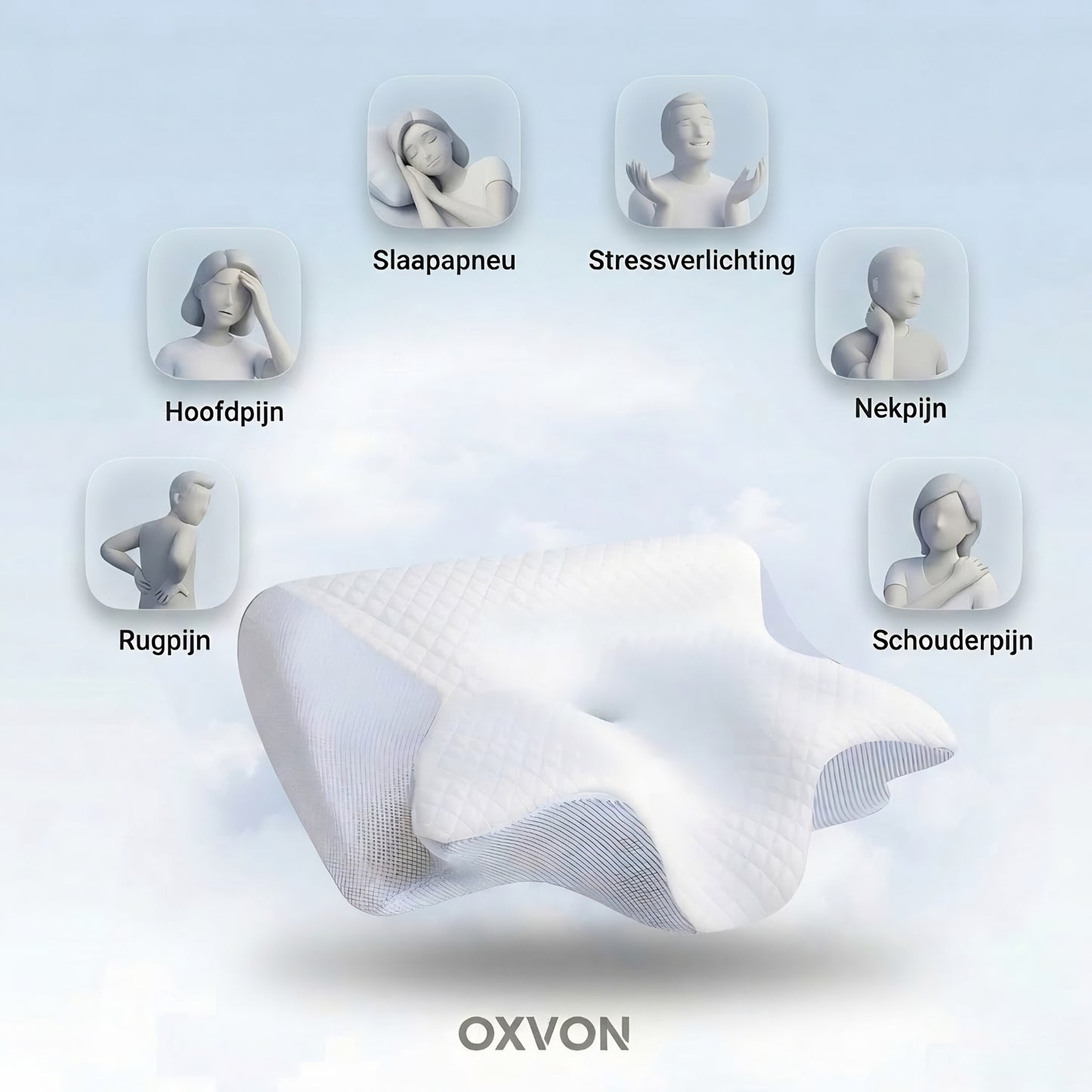 OxvonSleep™ - Het Kussen Tegen Nekpijn
