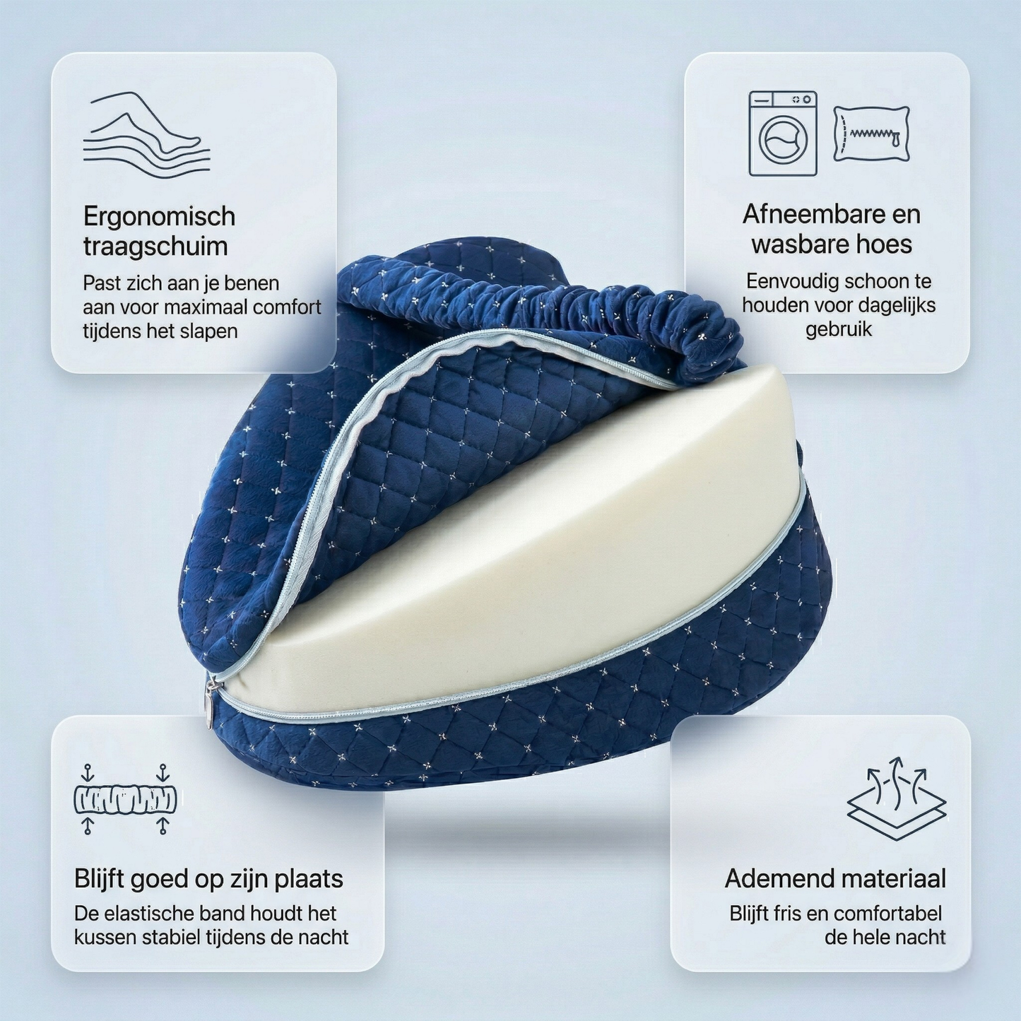 OxvonHip™ - Kussen voor heupen, ischias en benen