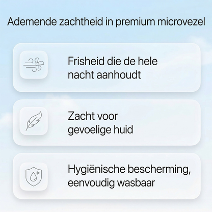 Ademende kussensloop van zachte microvezel voor OxvonSleep™