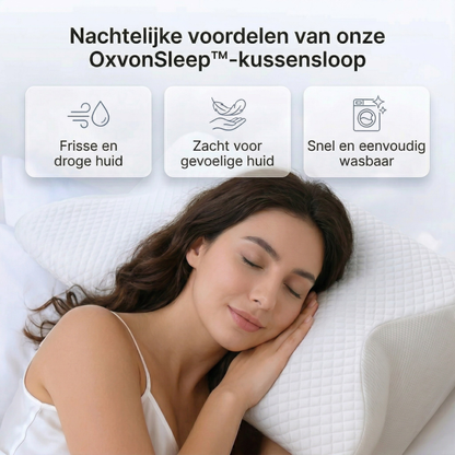 Ademende kussensloop van zachte microvezel voor OxvonSleep™